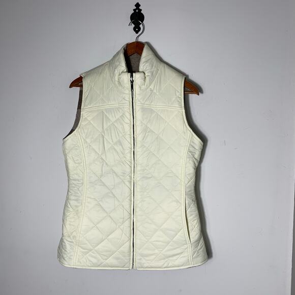 NWT! Womens Pendelton Buffalo Check Reversible Vest, Tan & Cream Size M - Picture 4 of 5